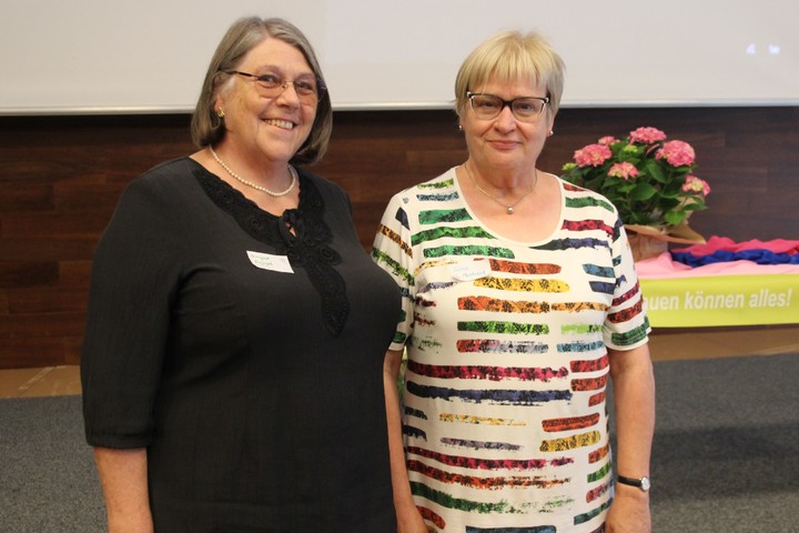 Unsere Regionalvertreterinnen Irmgard Englisch und Silvia Morhard